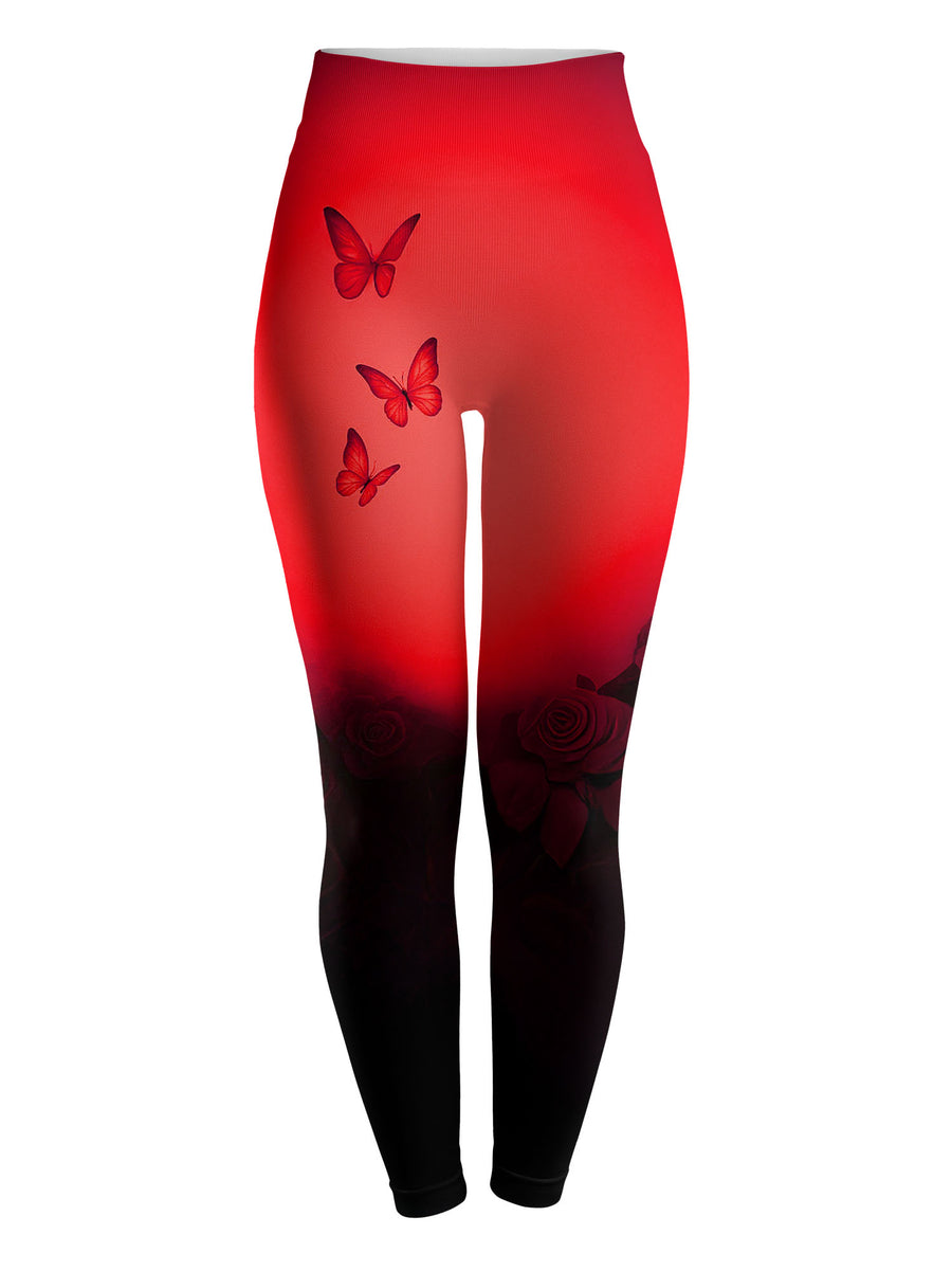 Selah Red hoodie dress and leggings, photo 10
