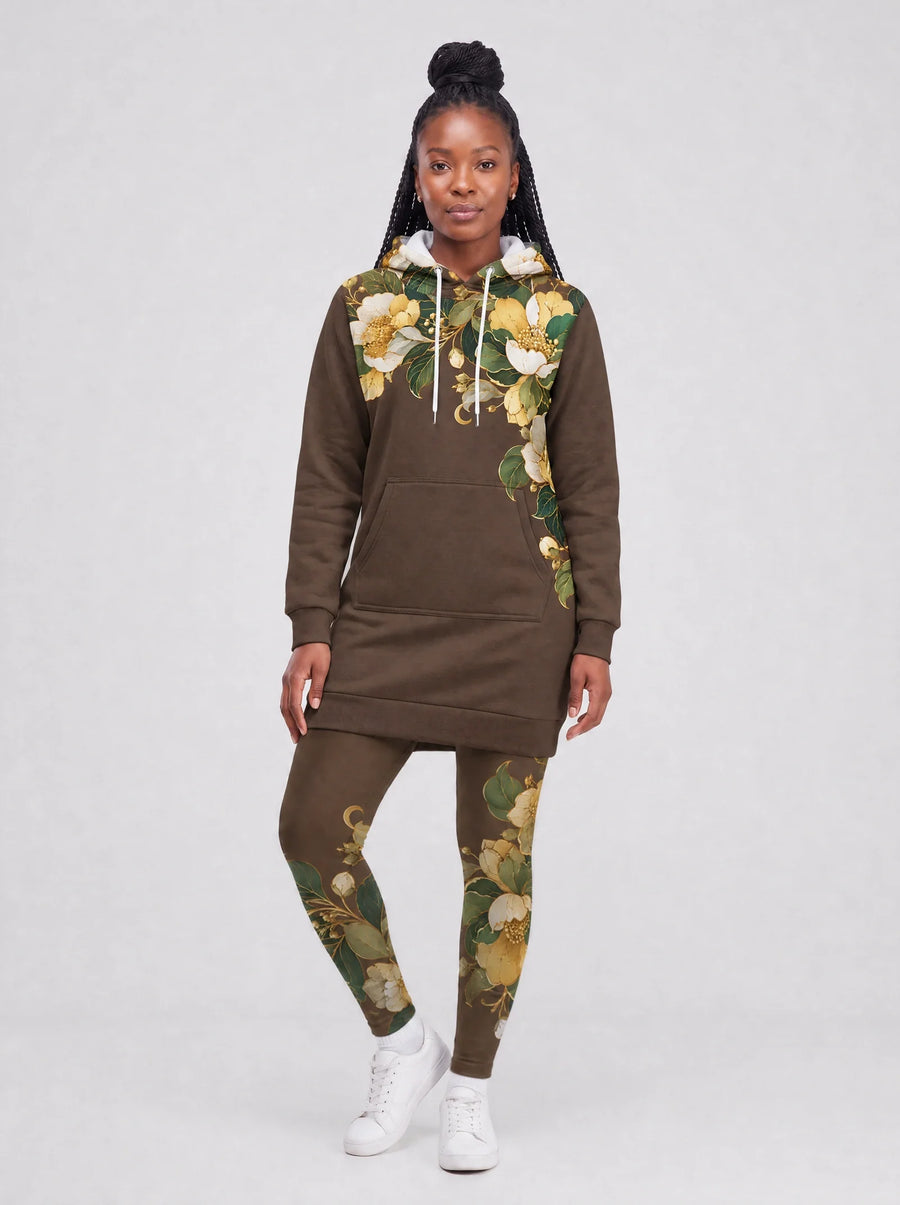 Kakao hoodie dress and leggings, photo 1