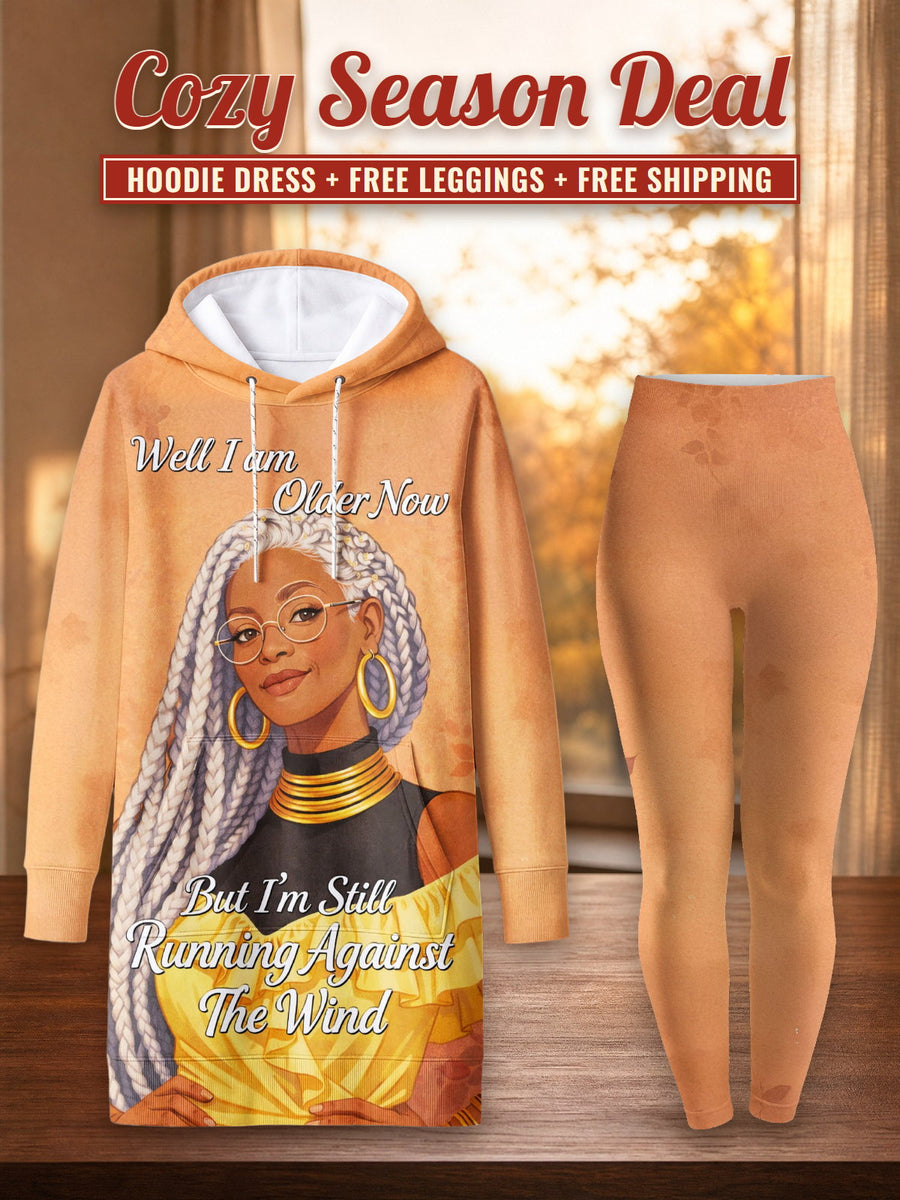 Shujaa hoodie dress and leggings, photo 1