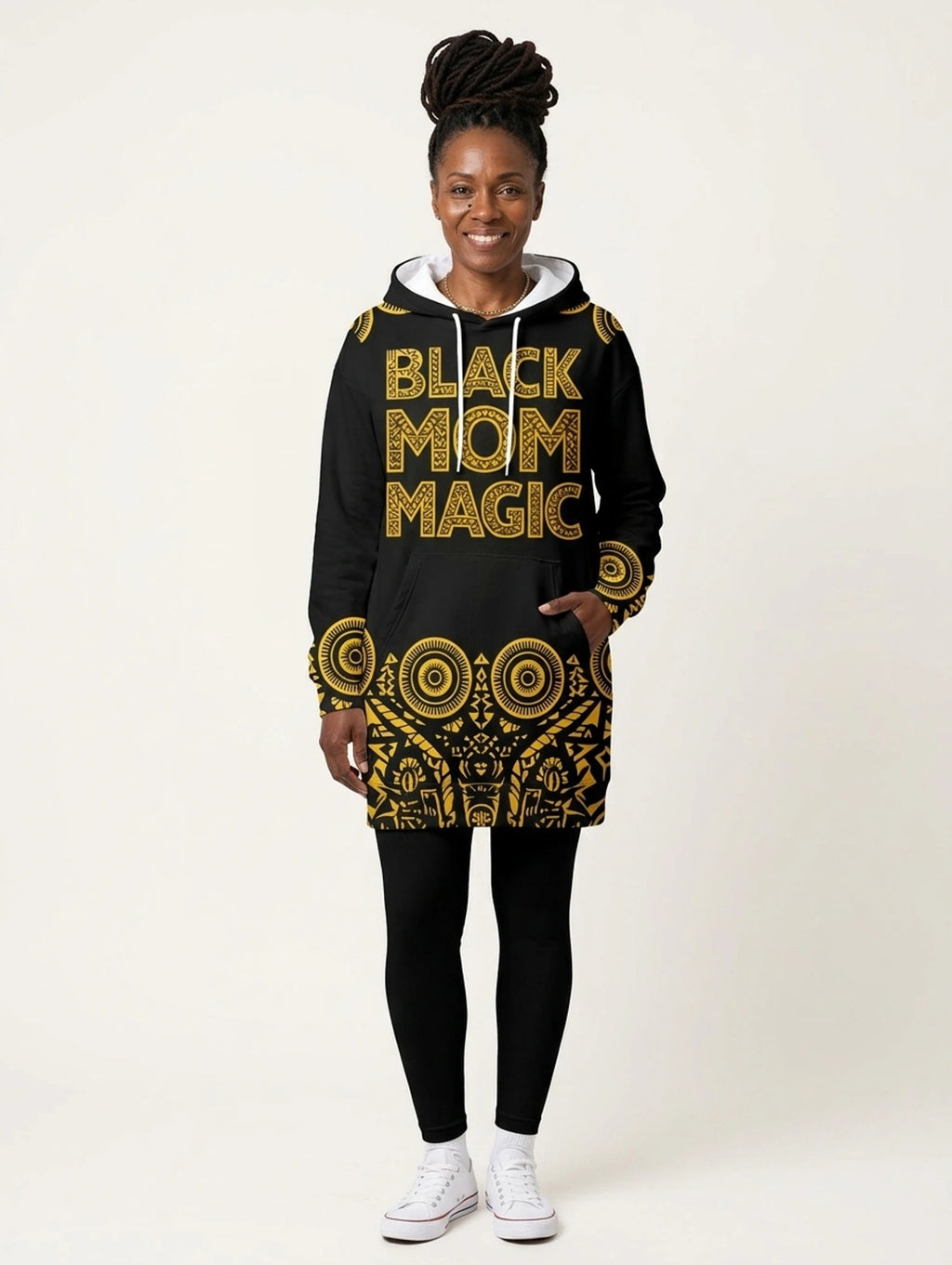 "Mamafo" Hoodie Dress & Leggings Deal