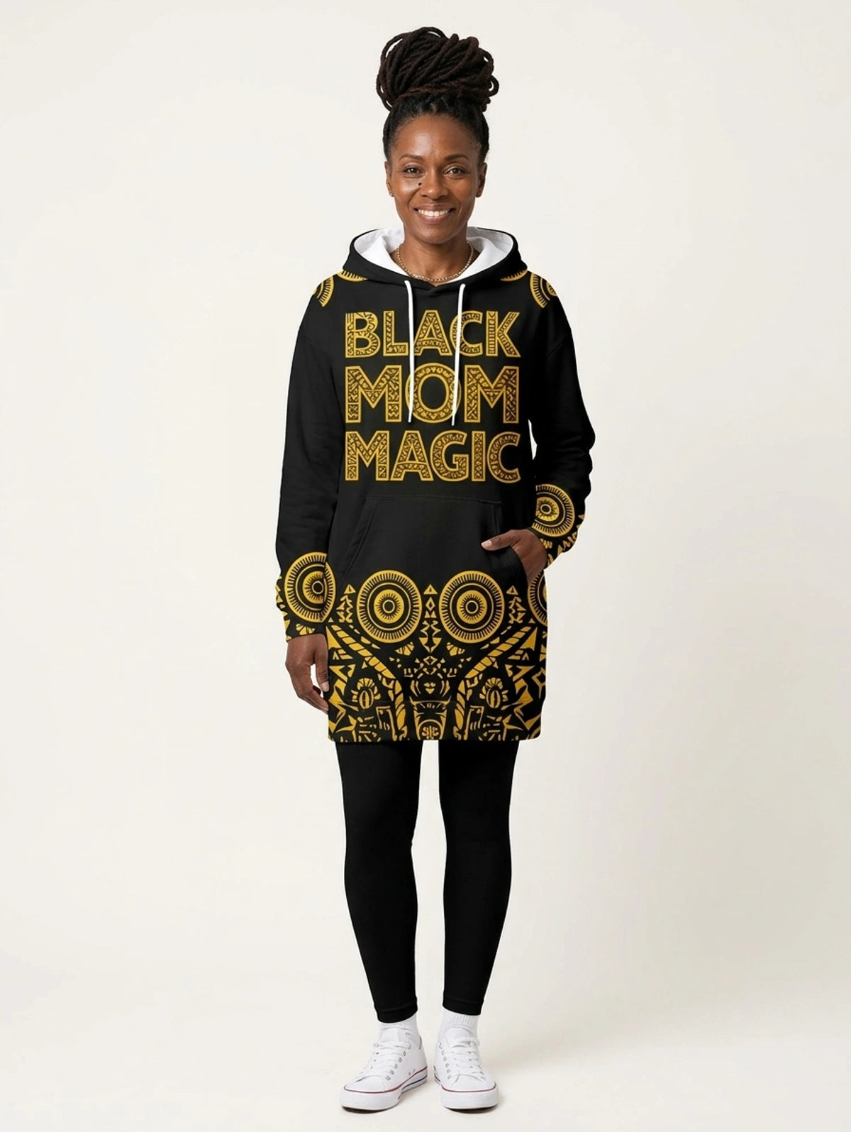 "Mamafo" Hoodie Dress & Leggings Deal
