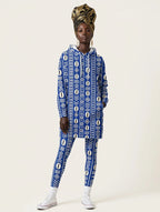"Oshun" Royal Blue Hoodie Dress & Leggings Deal