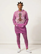 "Imani" Wild Rose Hoodie Dress & Leggings Deal