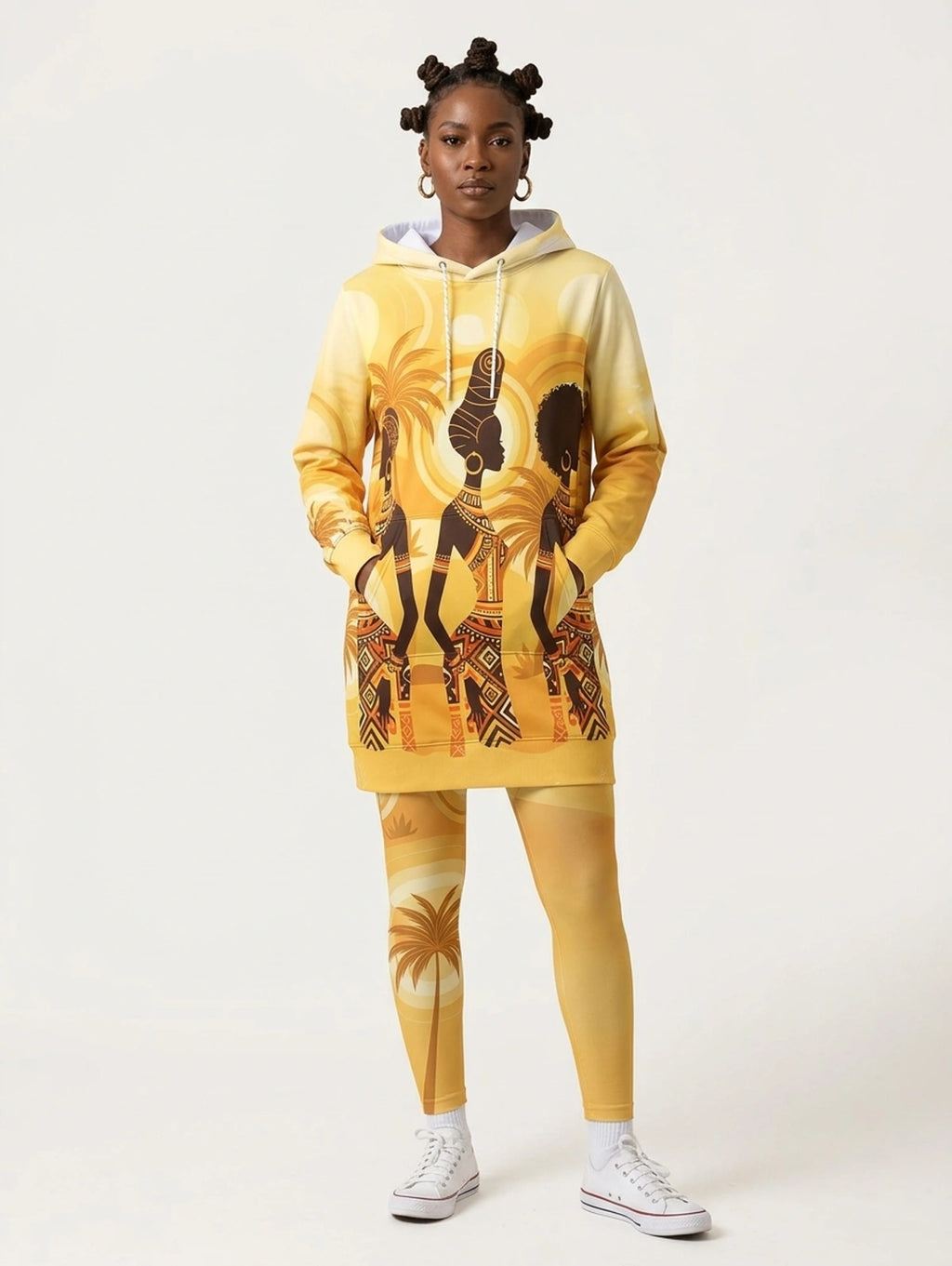 Ancestral Flame Hoodie Dress & Leggings Deal