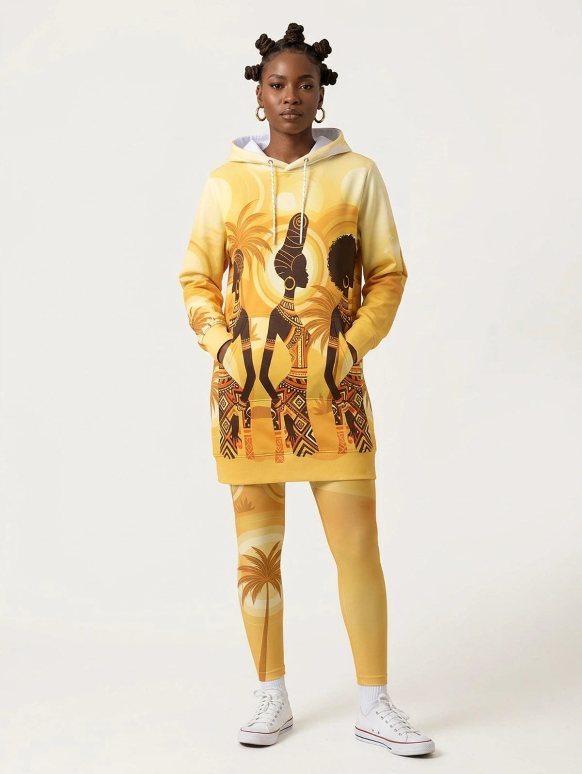Ancestral Flame Hoodie Dress & Leggings Deal