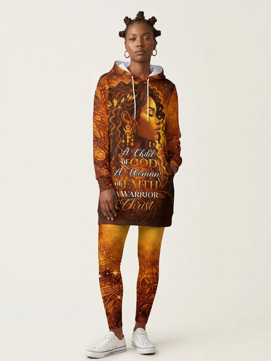 Amara hoodie dress and leggings, photo 4