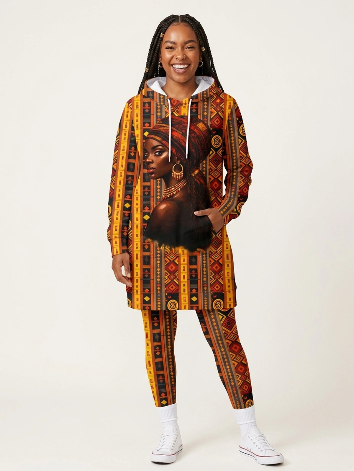 Melanin Radiance Hoodie Dress & Leggings Deal