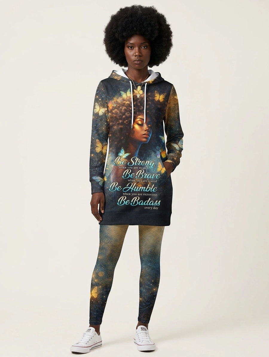 Badass hoodie dress and leggings, photo 4