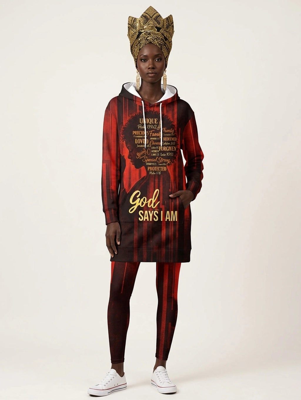"Asante" Hoodie Dress & Leggings Deal