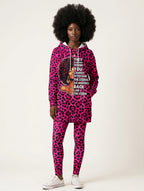 "Unstoppable" Pink Leopard Hoodie Dress & Leggings Deal