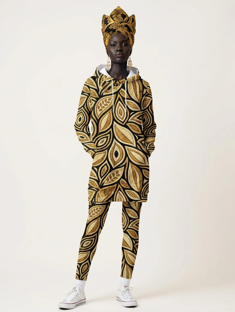 Ashanti hoodie dress and leggings, photo 4