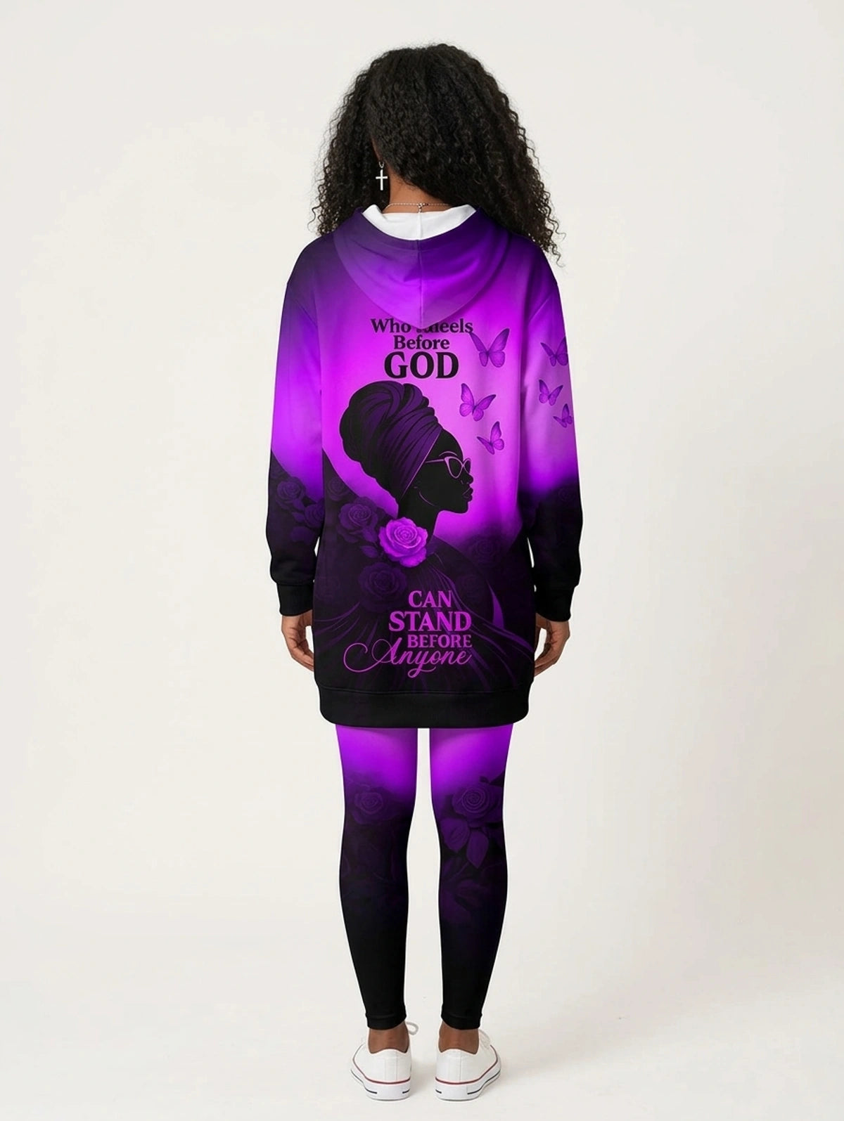 "Selah" Purple Hoodie Dress & Leggings Deal