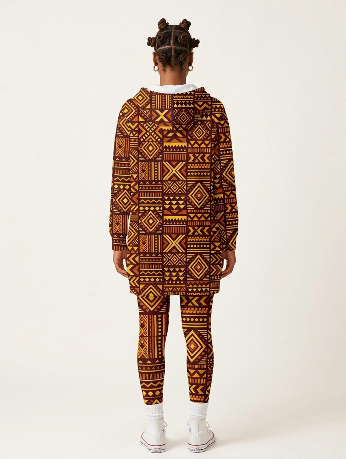 Mudcloth Hoodie Dress & Leggings Deal