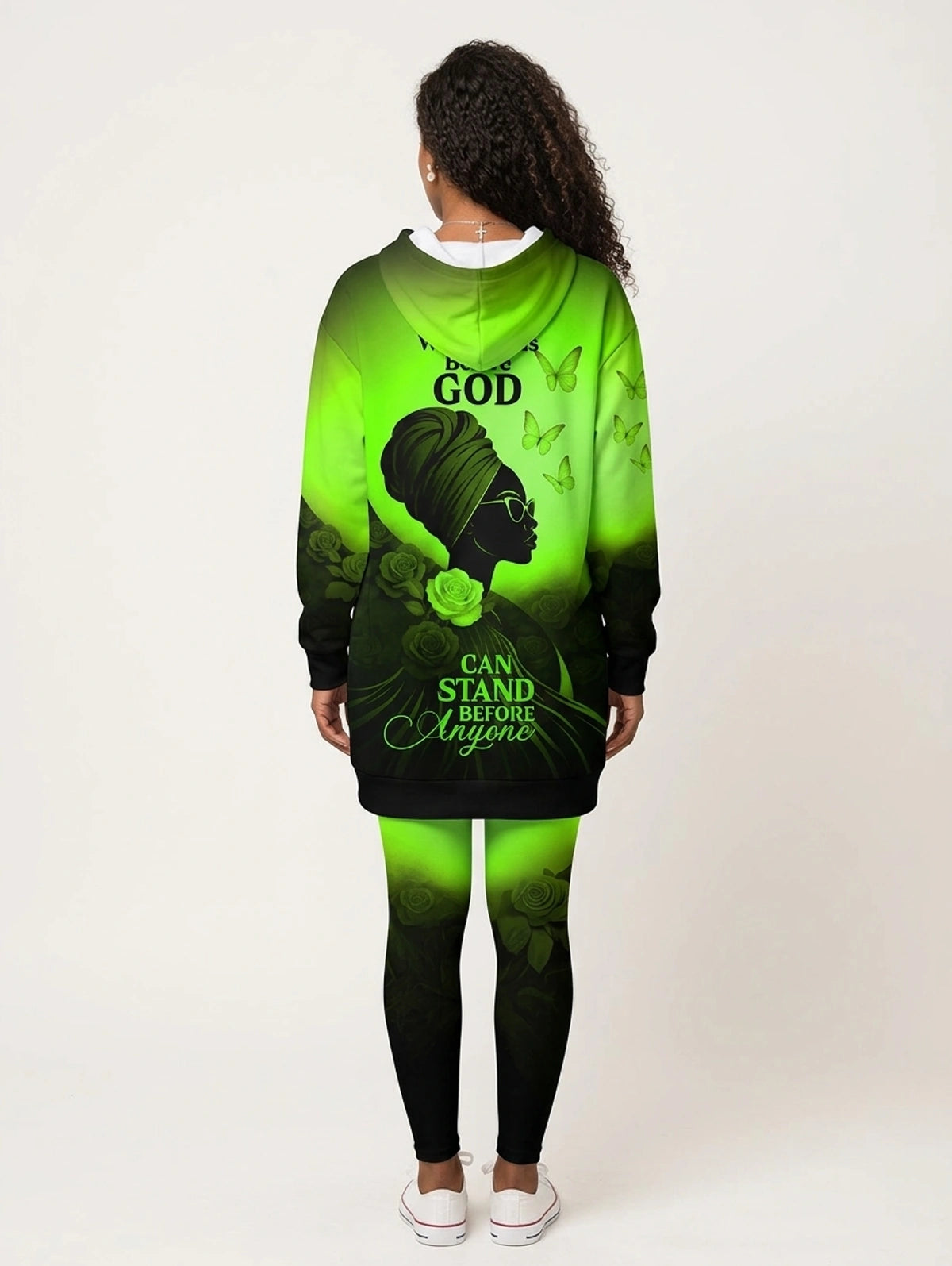 "Selah" Green Hoodie Dress & Leggings Deal