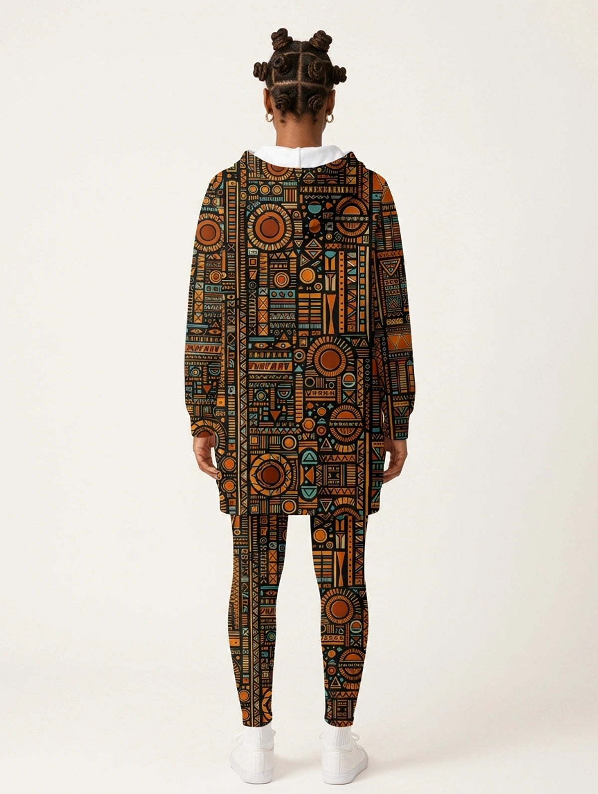 Afrocentric Hoodie Dress & Leggings Deal