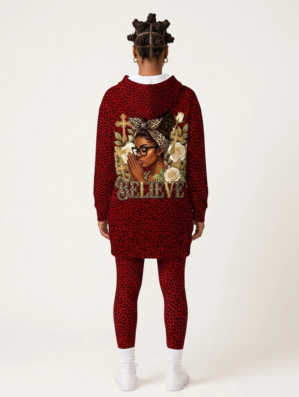 "Imani" Rouge Hoodie Dress & Leggings Deal