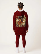 "Imani" Rouge Hoodie Dress & Leggings Deal