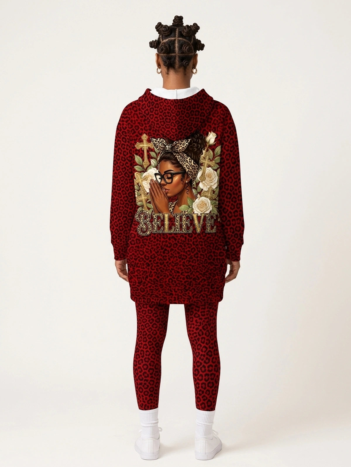 "Imani" Rouge Hoodie Dress & Leggings Deal