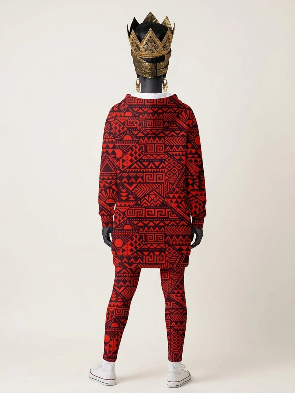 "Shaka" Burgundy Hoodie Dress & Leggings Deal
