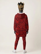 "Shaka" Burgundy Hoodie Dress & Leggings Deal