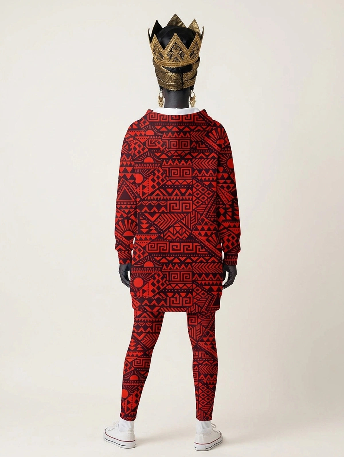 "Shaka" Burgundy Hoodie Dress & Leggings Deal