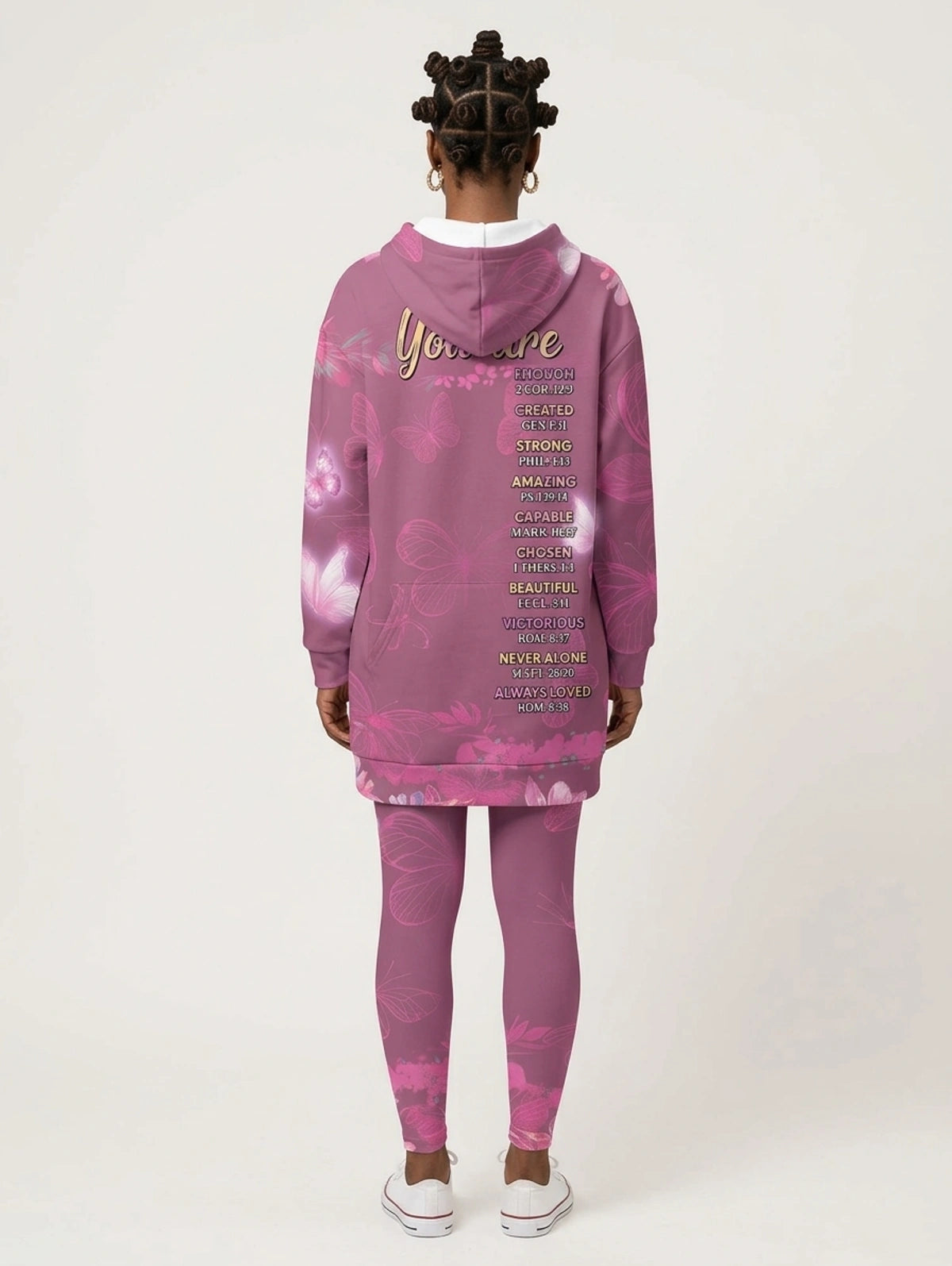 Pink Orchid Hoodie Dress & Leggings Deal
