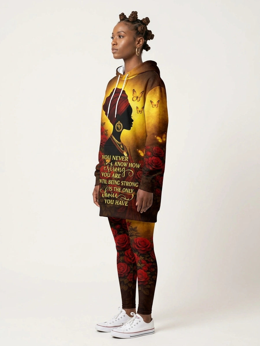 Thorn hoodie dress and leggings, photo 6