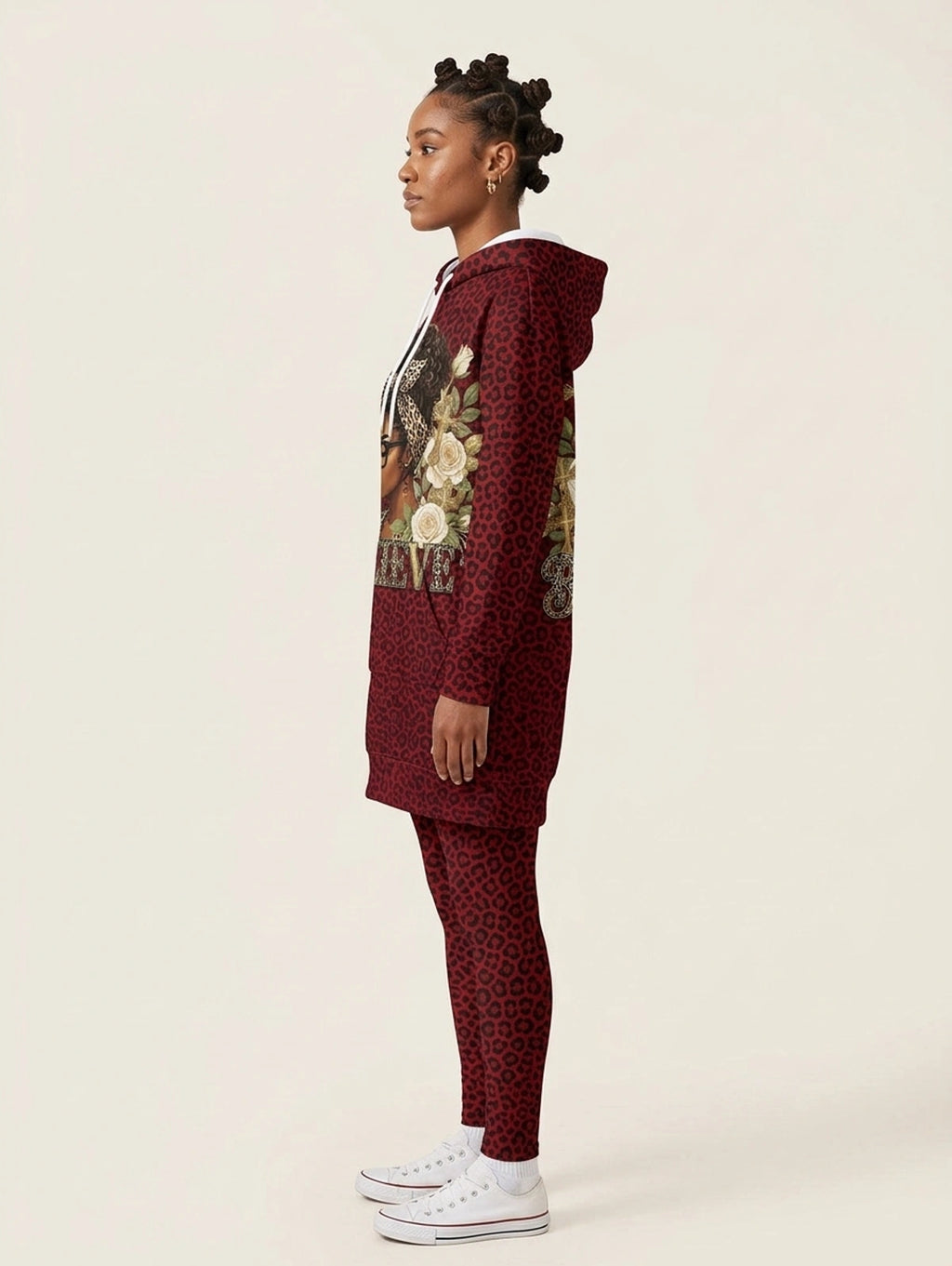 "Imani" Rouge Hoodie Dress & Leggings Deal