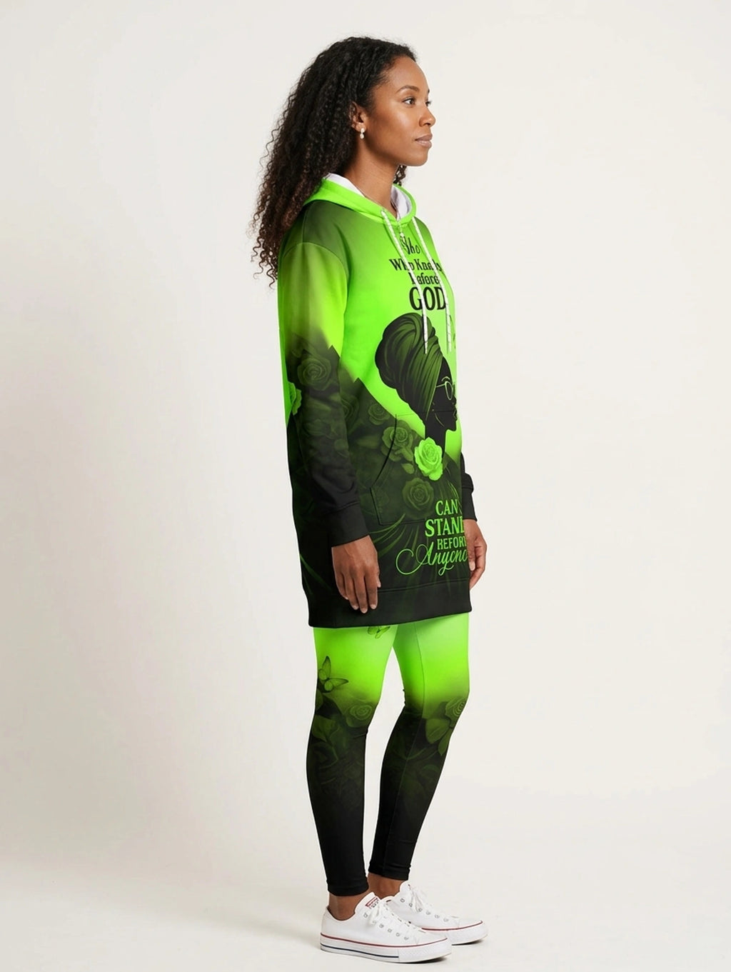 "Selah" Green Hoodie Dress & Leggings Deal