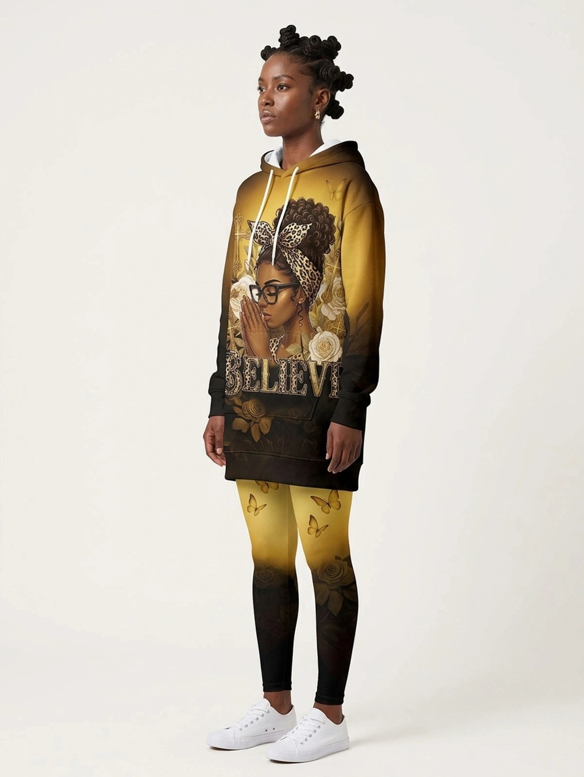 "Imani" Amber Hoodie Dress & Leggings Deal
