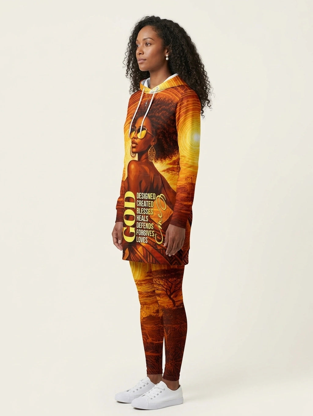 Designed Hoodie Dress & Leggings Deal