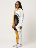 Feeling Blacknificient Hoodie Dress & leggings Deal
