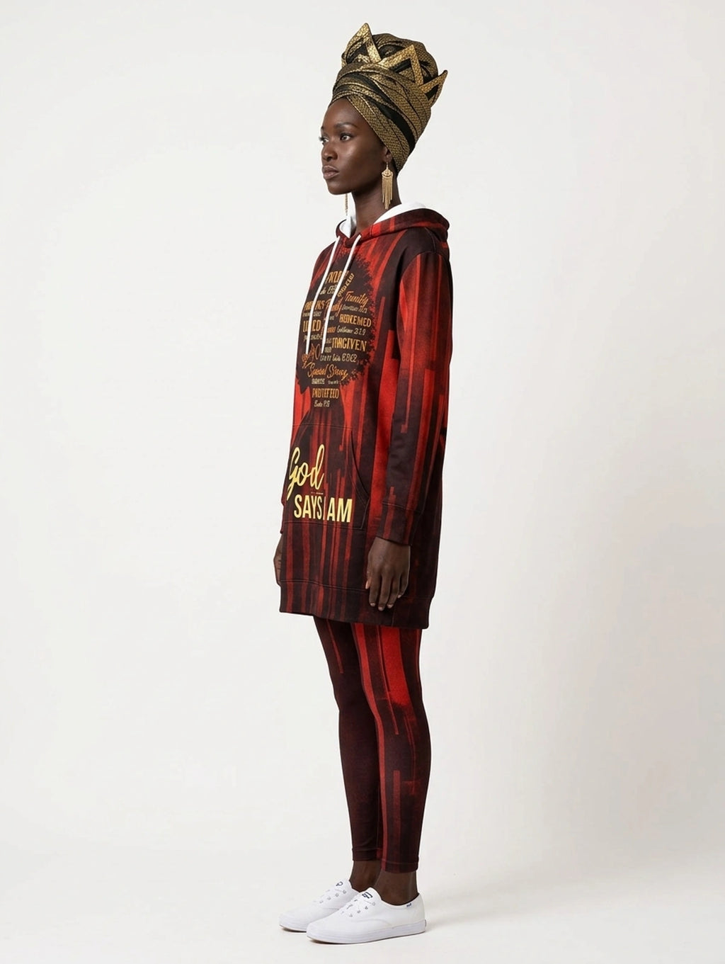 "Asante" Hoodie Dress & Leggings Deal
