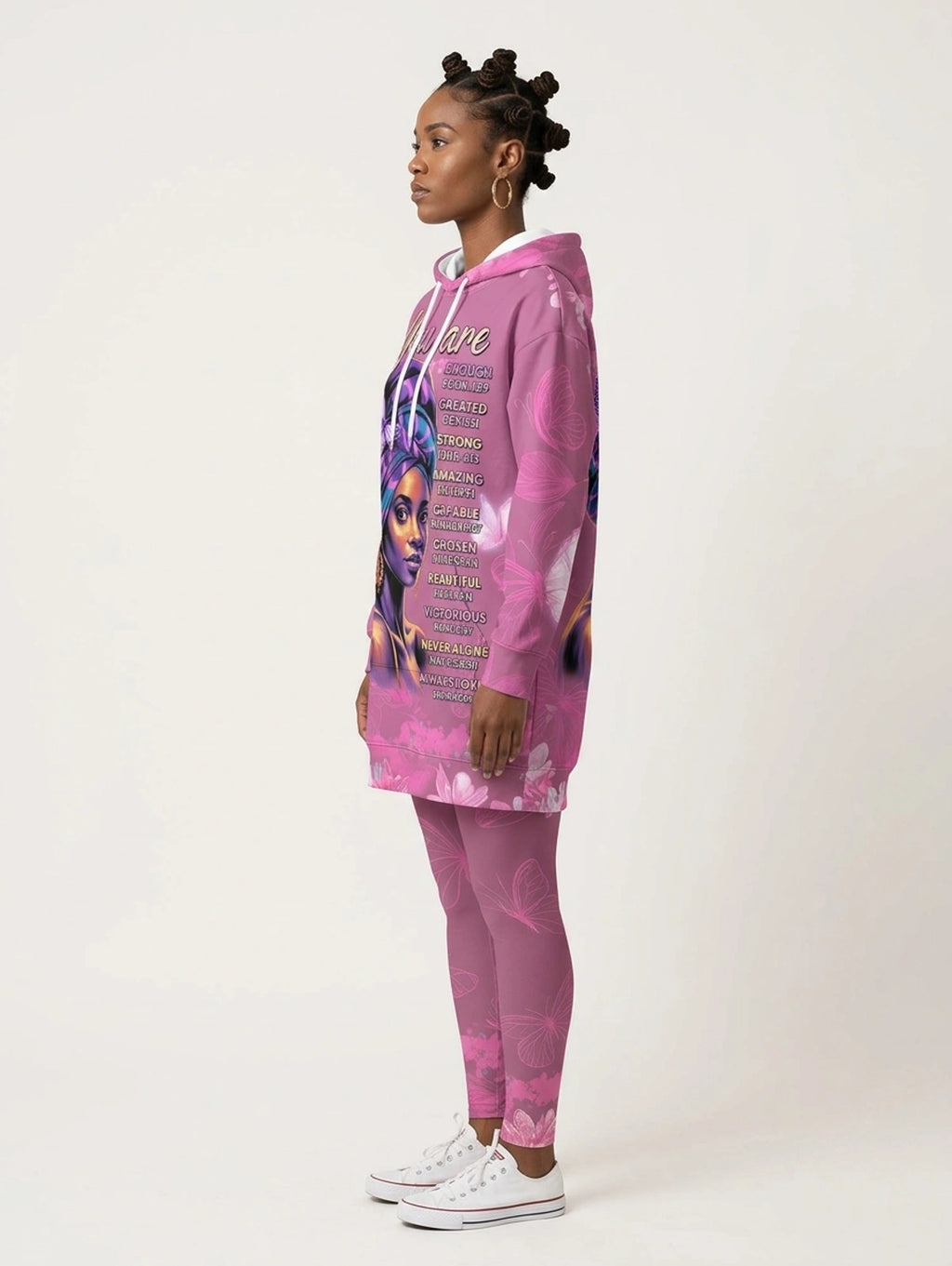 Pink Orchid Hoodie Dress & Leggings Deal