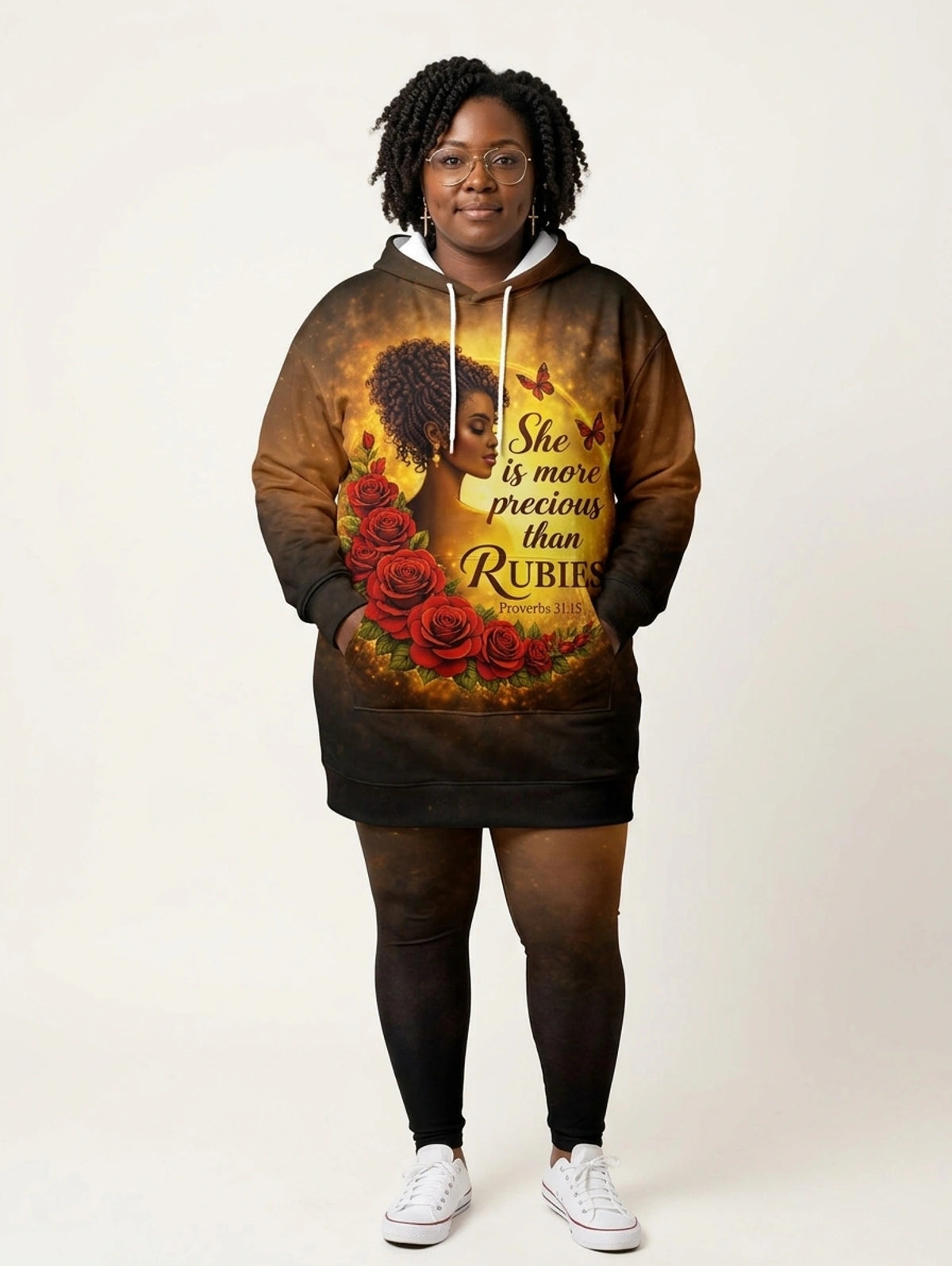 "Thamani" Hoodie Dress & Leggings Deal