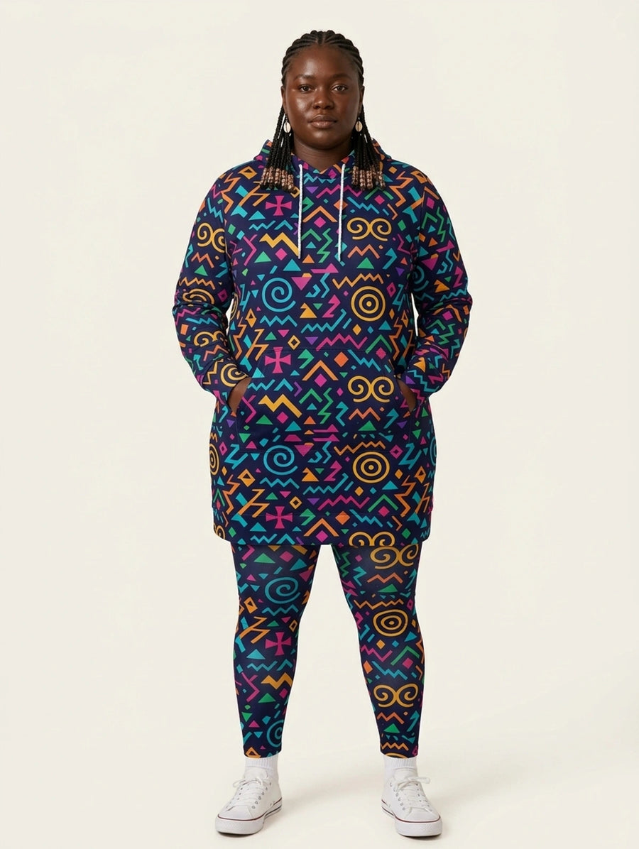 Ubuntu hoodie dress and leggings, photo 7
