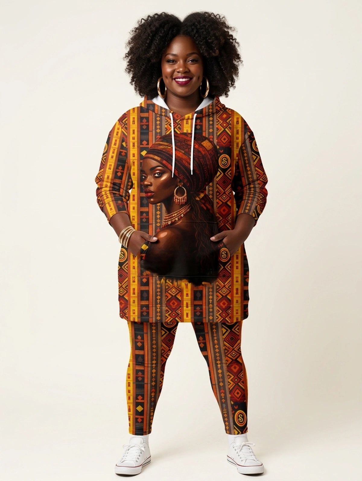 Melanin Radiance Hoodie Dress & Leggings Deal