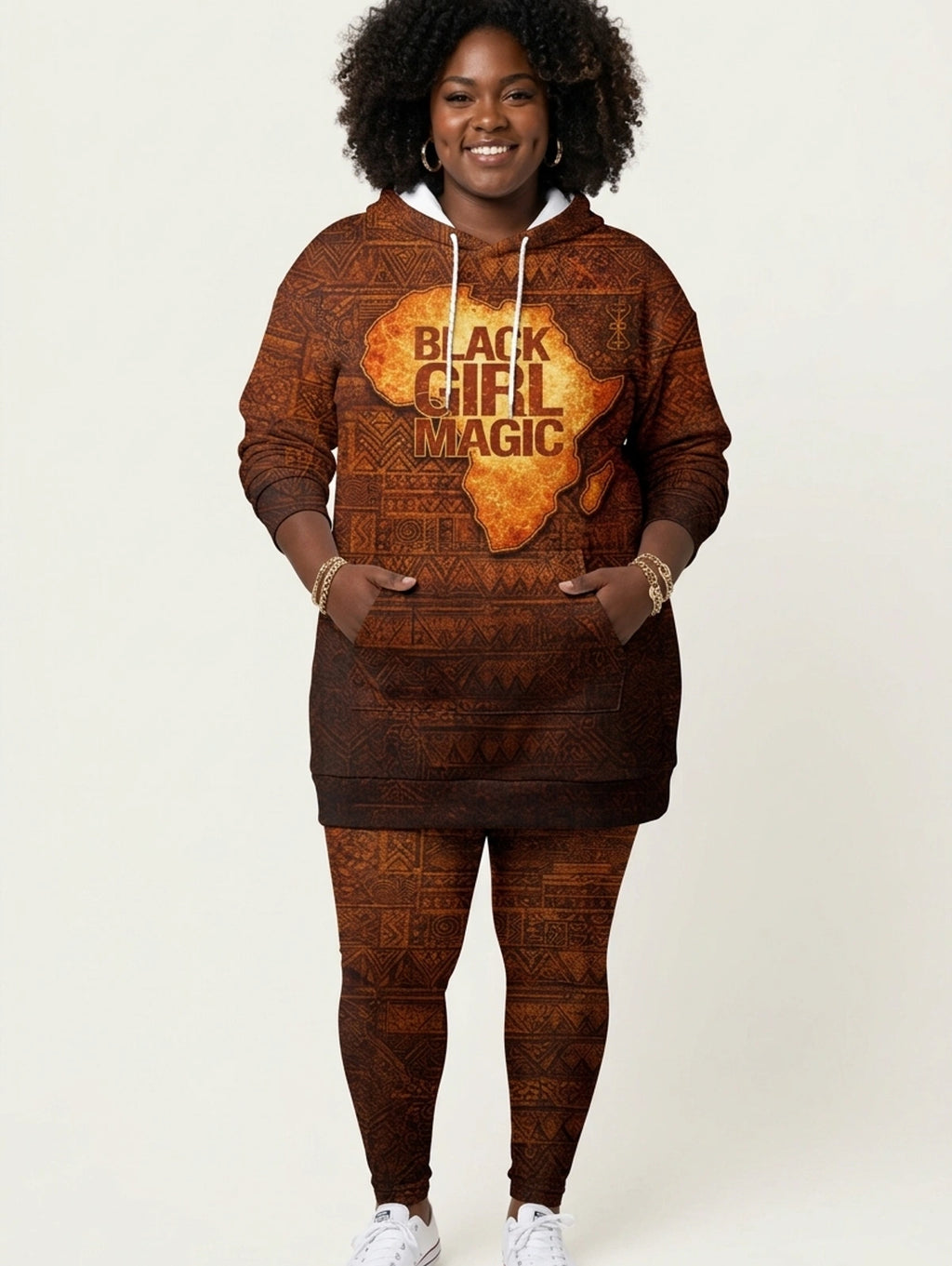 Black Girl Magic Hoodie Dress & Leggings Deal