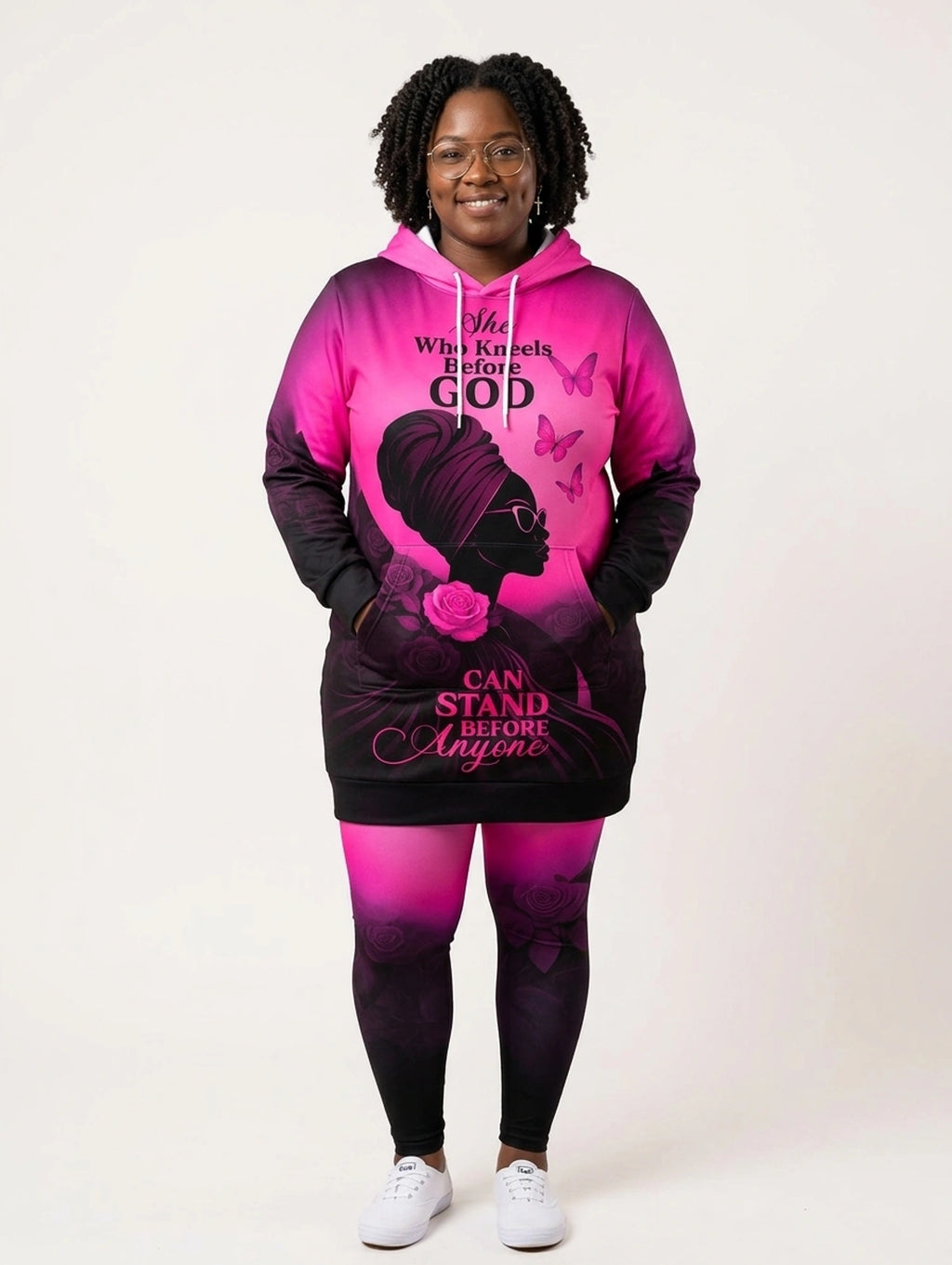 "Selah" Pink Hoodie Dress & Leggings Deal