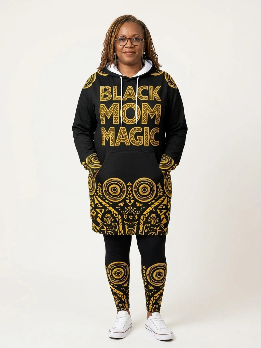 "Mamafo" Hoodie Dress & Leggings Deal