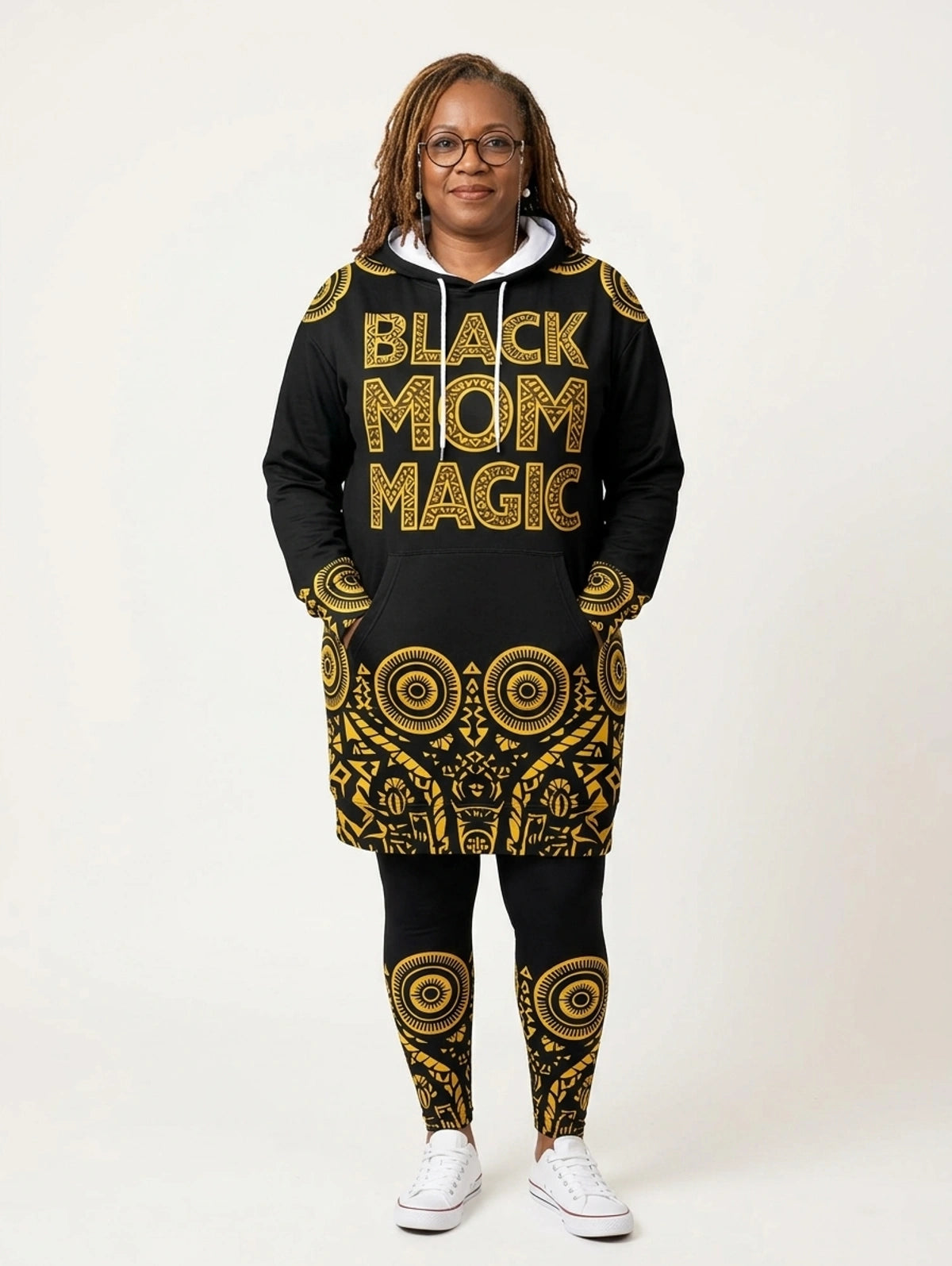"Mamafo" Hoodie Dress & Leggings Deal