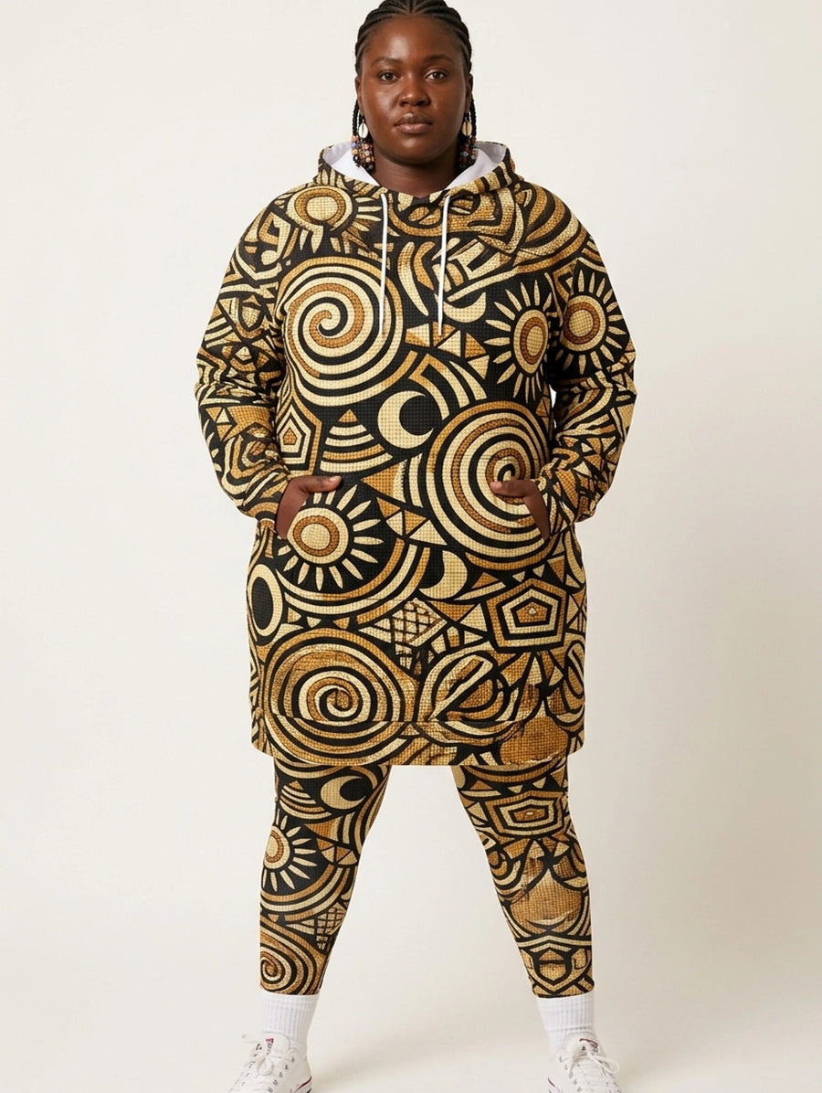 Sahara hoodie dress and leggings, photo 7