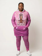 "Imani" Wild Rose Hoodie Dress & Leggings Deal