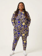 Royal Blue Sheba Hoodie Dress & Leggings Deal
