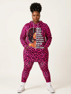 "Unstoppable" Pink Leopard Hoodie Dress & Leggings Deal