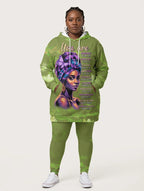 Green Orchid Hoodie Dress & Leggings Deal