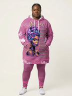 Pink Orchid Hoodie Dress & Leggings Deal