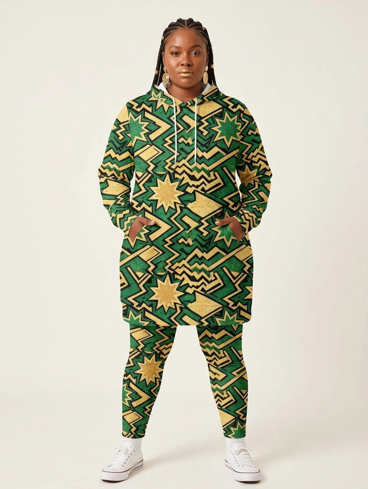 Emerald Sheba Hoodie Dress & Leggings Deal