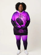 "Selah" Purple Hoodie Dress & Leggings Deal