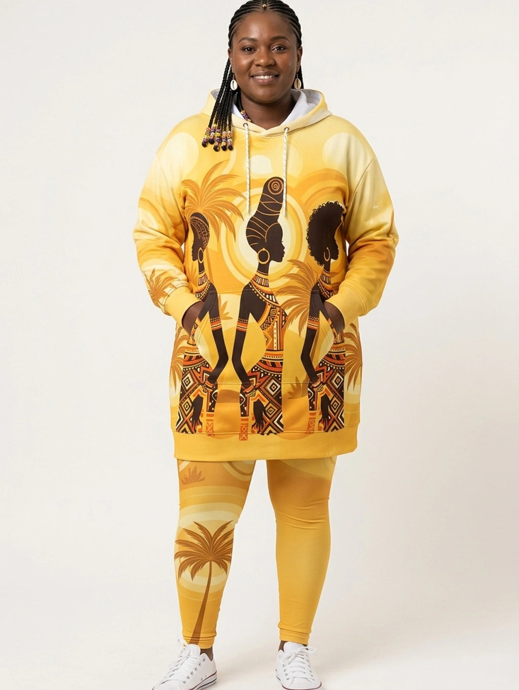 Ancestral Flame Hoodie Dress & Leggings Deal